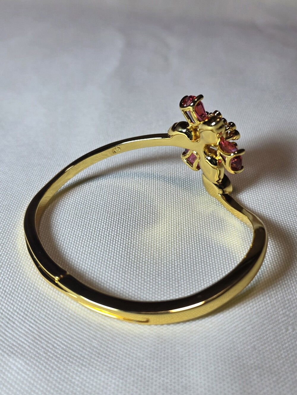Swarovski Idyllia Bangle – Gold Tone, Multicolor Crystals, Mixed Cut - Picture 6 of 16